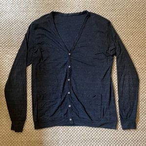 American Apparel men’s L cotton cardigan